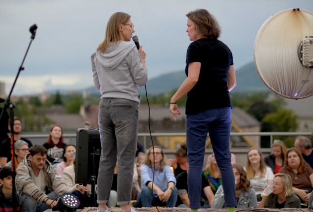 Slam poetry show