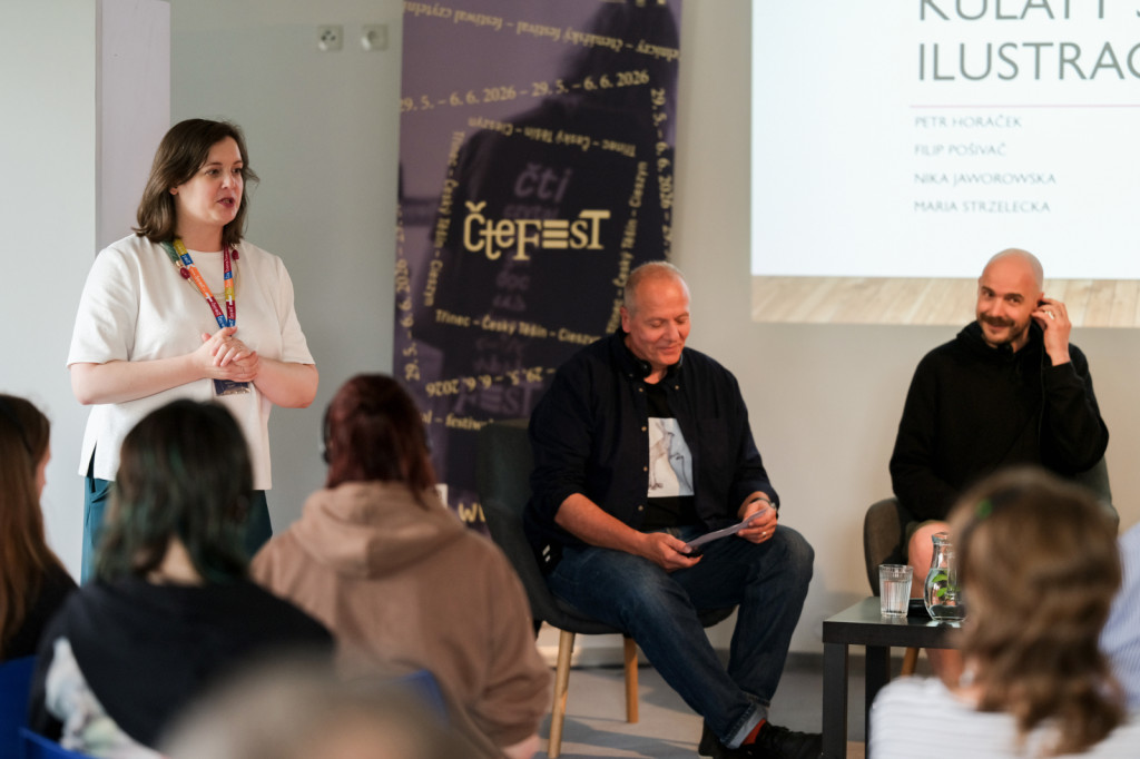ČteFesT 2026 - Kulatý stůl ilustrace / Okrągły stół - dyskusja ilustratorów